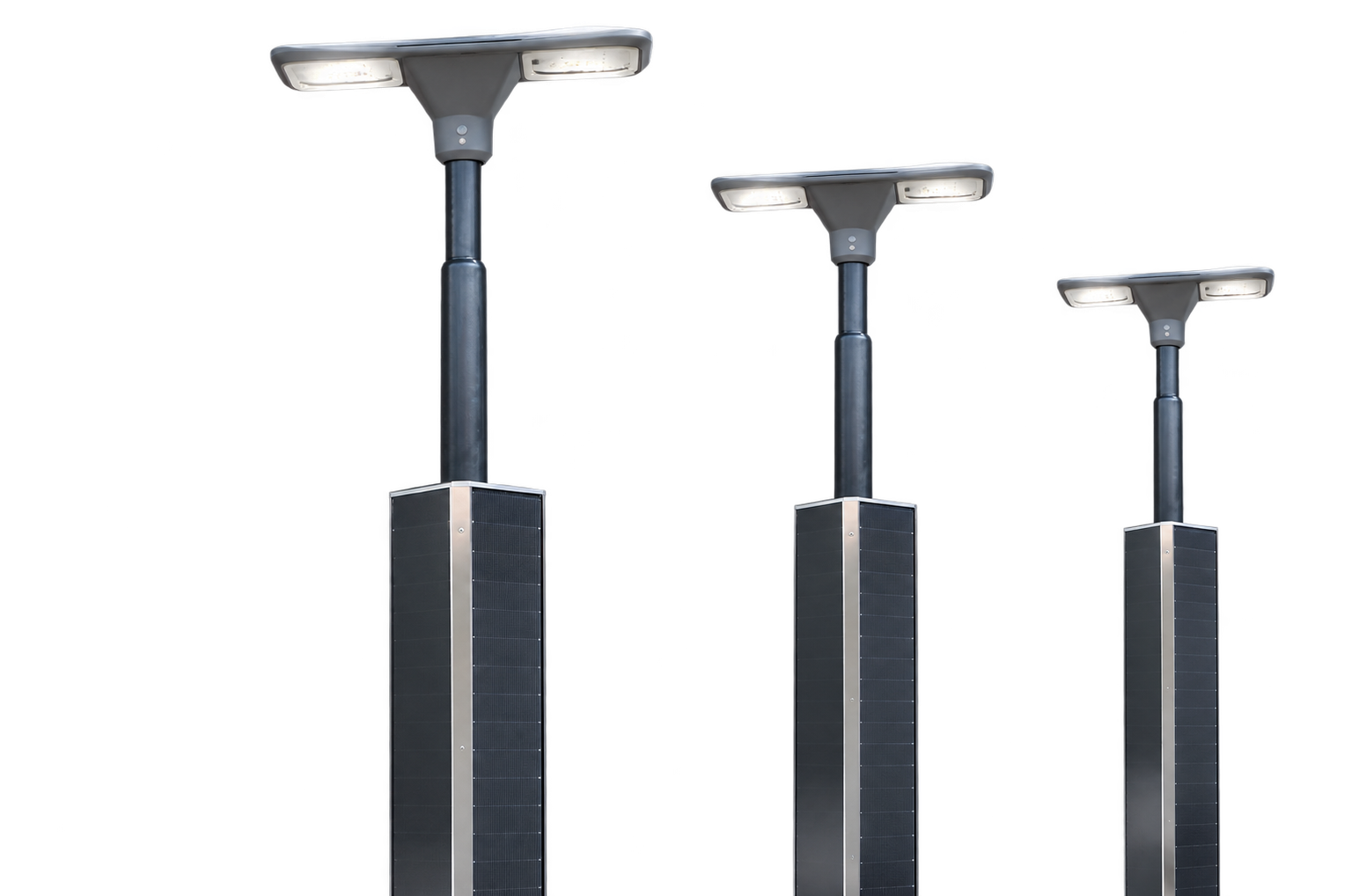 Původní produktový obrázek solárních lamp Enstore s vertikálními panely