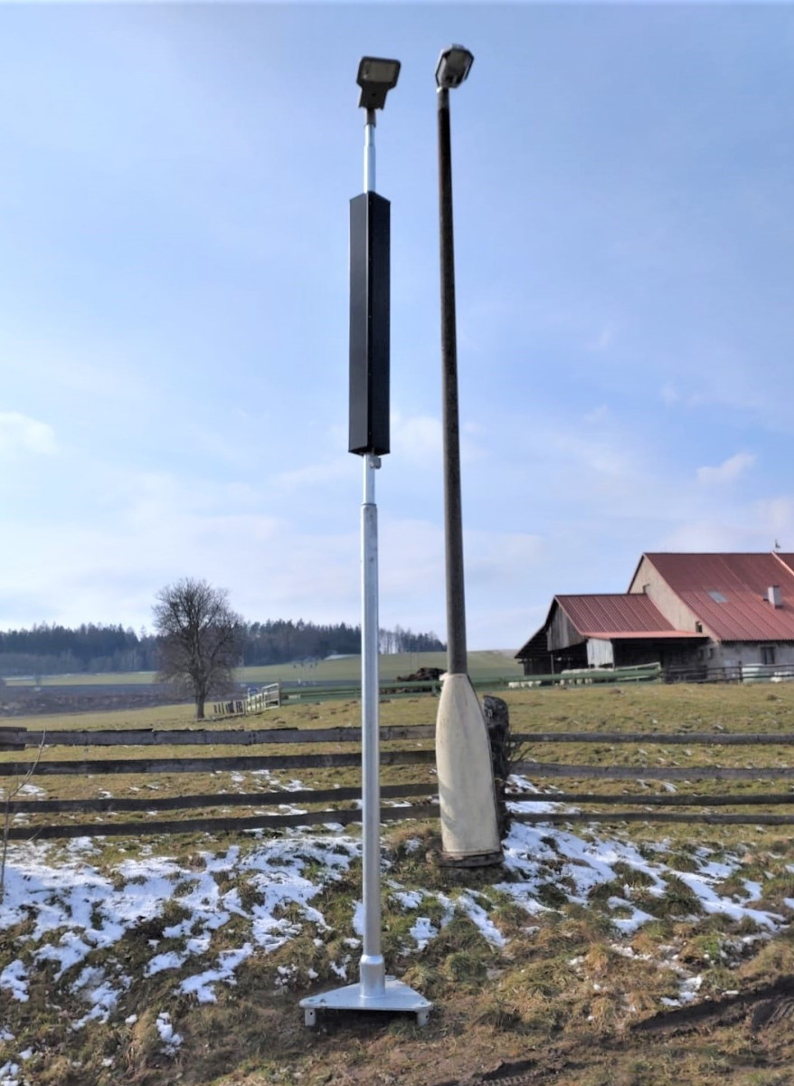 Obnova veřejného osvětlení se solární lampou